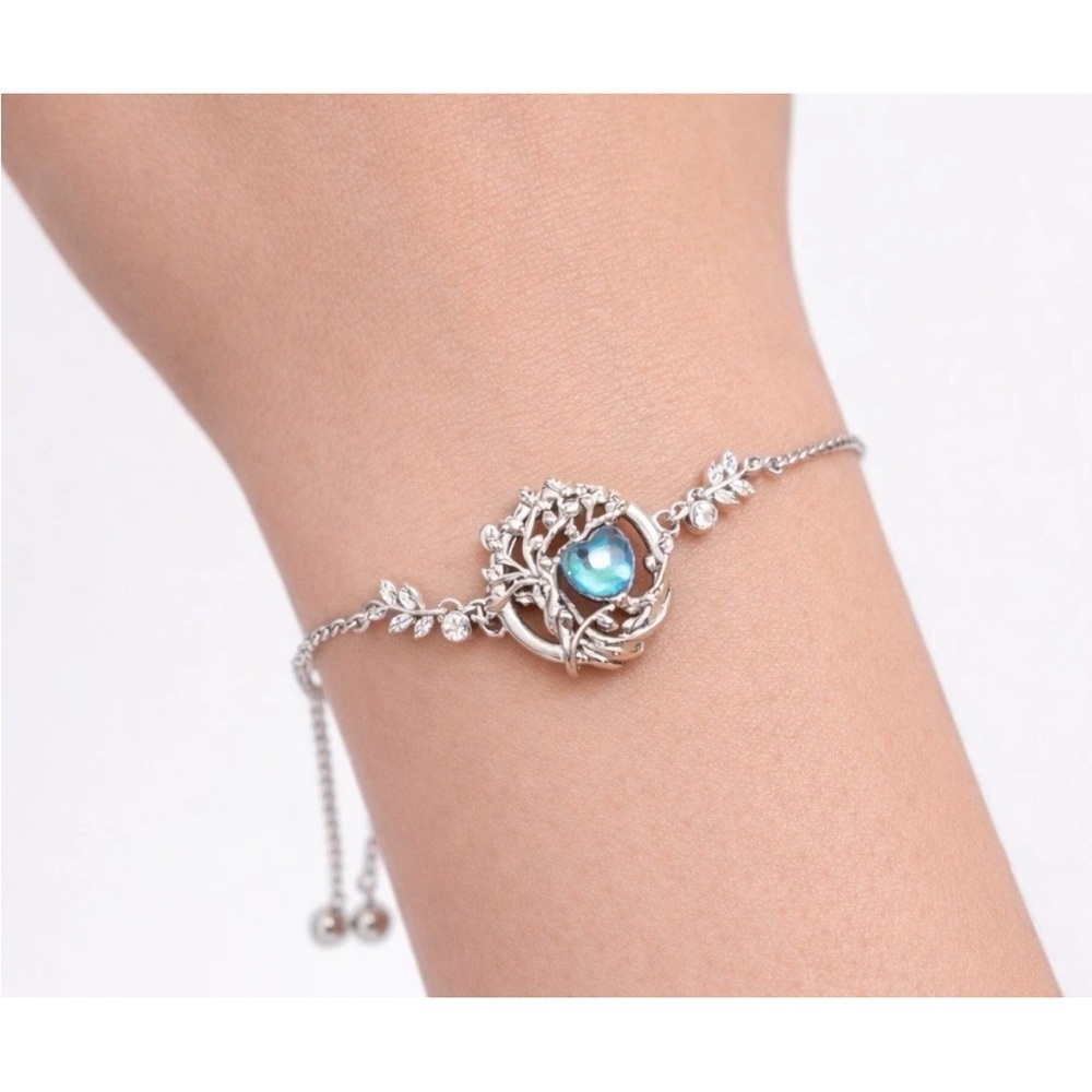 Fancime Birthstone Bracelet June Alexandrite Tree of Life .925 Silver NEW - Picture 2 of 4